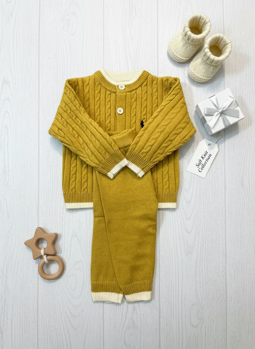 Designer Heritage Cable-Knit Lounge Set