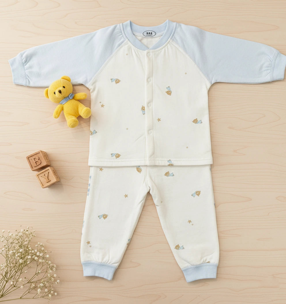 2-Piece Imported Fleece Cotton Layette Set