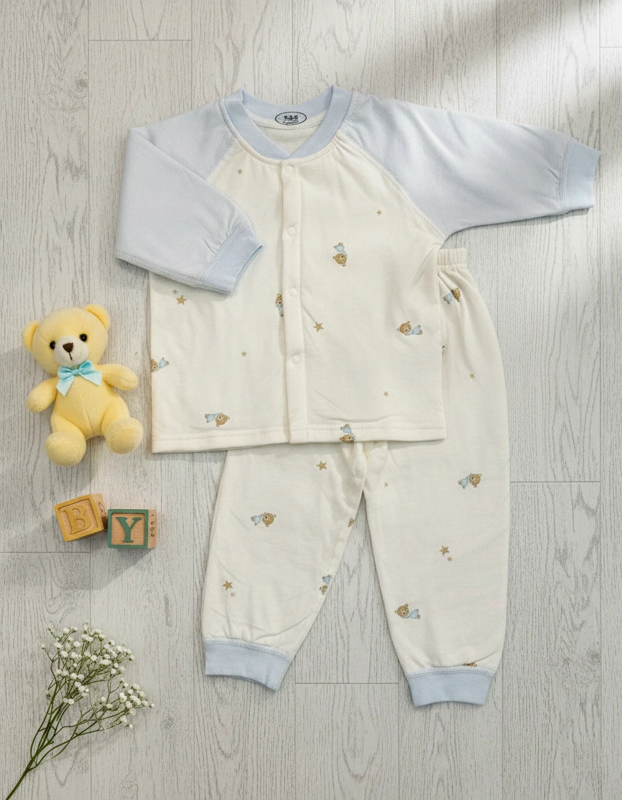 2-Piece Imported Fleece Cotton Layette Set