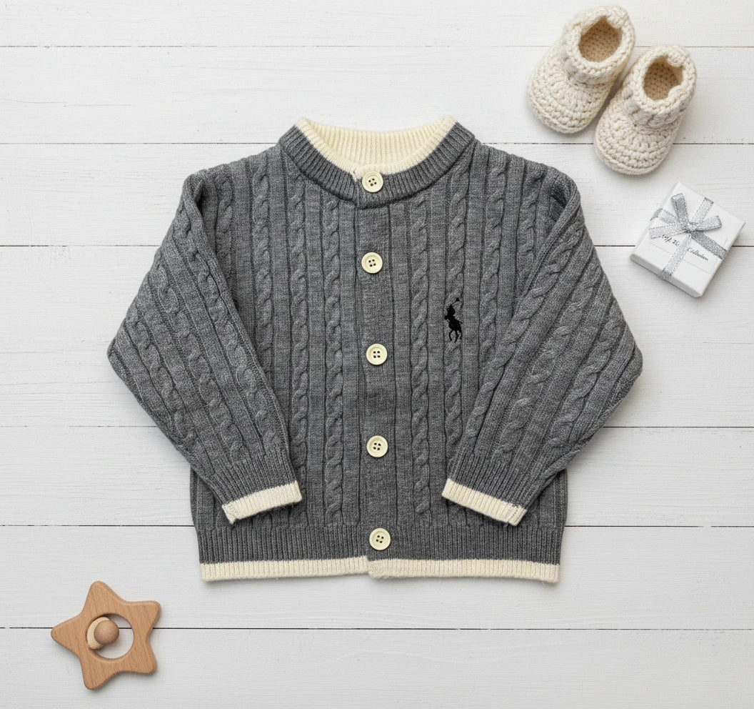 Luxury Cable-Knit Cardigan & Trouser Set