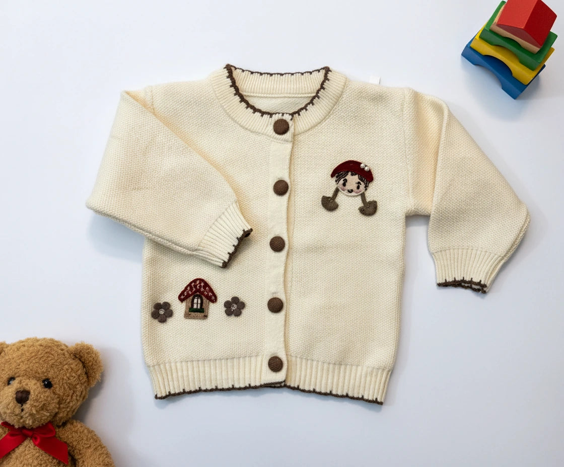 Luxury Enchanted Cottage Wool-Blend Knit Set