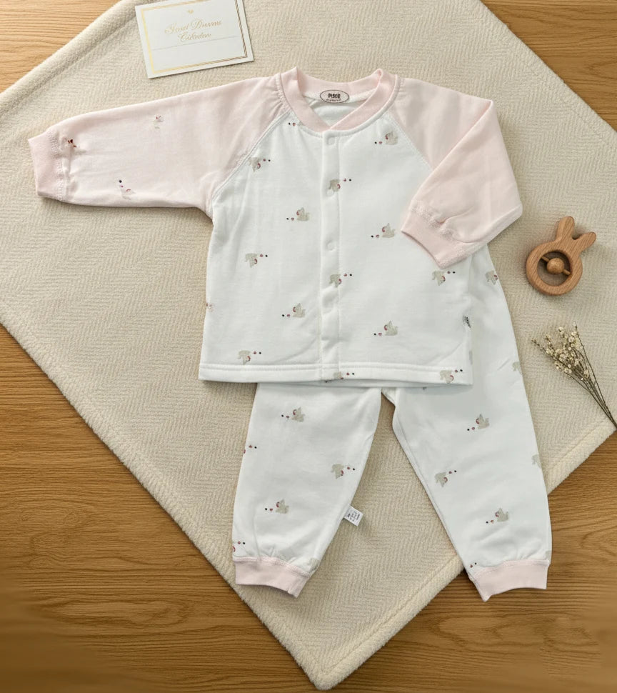 2-Piece Premium Fleece Cotton Layette Set
