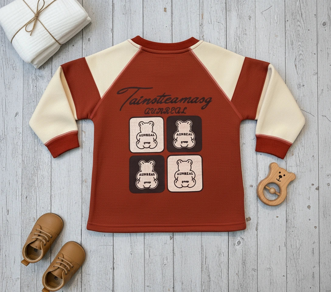 Premium "Good Bear" Raglan Sweat Suit & Jogger Set