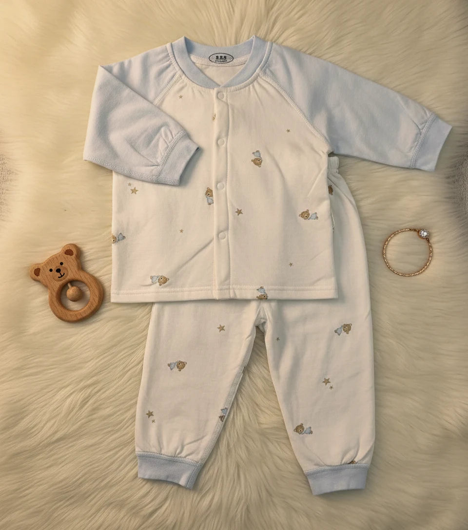 2-Piece Imported Fleece Cotton Layette Set