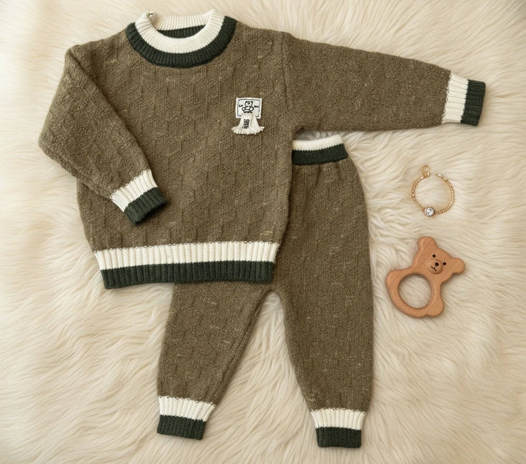 Heritage Knit Two-Piece Set: Classic Earth Tones