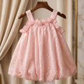 Premium Imported Pink Plaid Textured Bubble Top