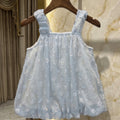Imported Floral Appliqué Sheer Sleeveless Top