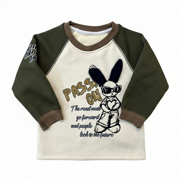 Premium "Cool Bunny" Raglan Jogger Set