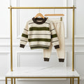 Classic Stripe Knit - Cream & Olive