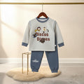 Grey and Blue Soft Fleece Sweatsuit