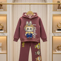 Mauve "The Monster LABUBU" Hoodie Set